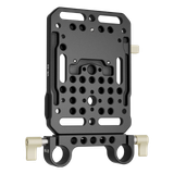  ZGCINE VR-Kit 1 V-Lock Mount Battery Plate with Dual 15mm Rod Clamp 