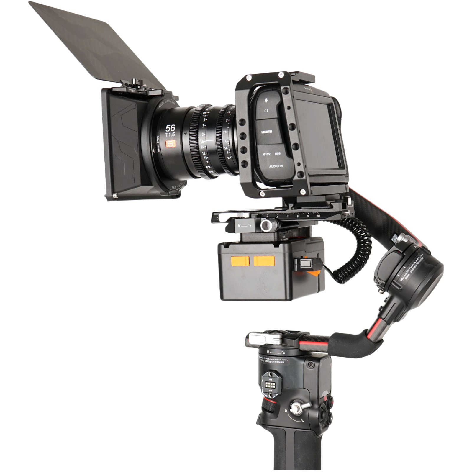  ZGCINE VR-04 mini V mount plate for DJI Ronin Gimbal Stabilizer S2 S3 Pitch axis - Tấm gắn pin VR-04 Mini 