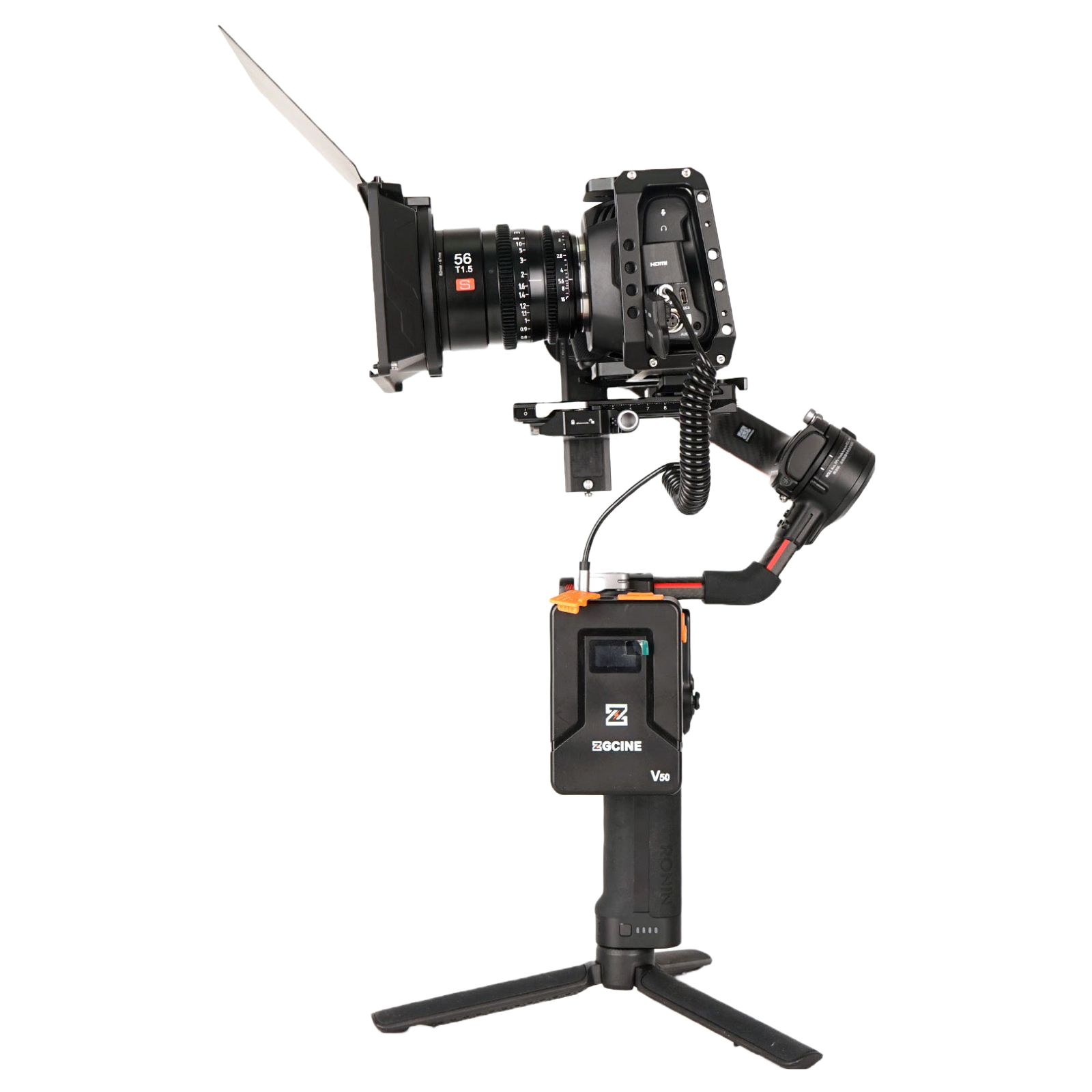  ZGCINE VR-04 mini V mount plate for DJI Ronin Gimbal Stabilizer S2 S3 Pitch axis - Tấm gắn pin VR-04 Mini 