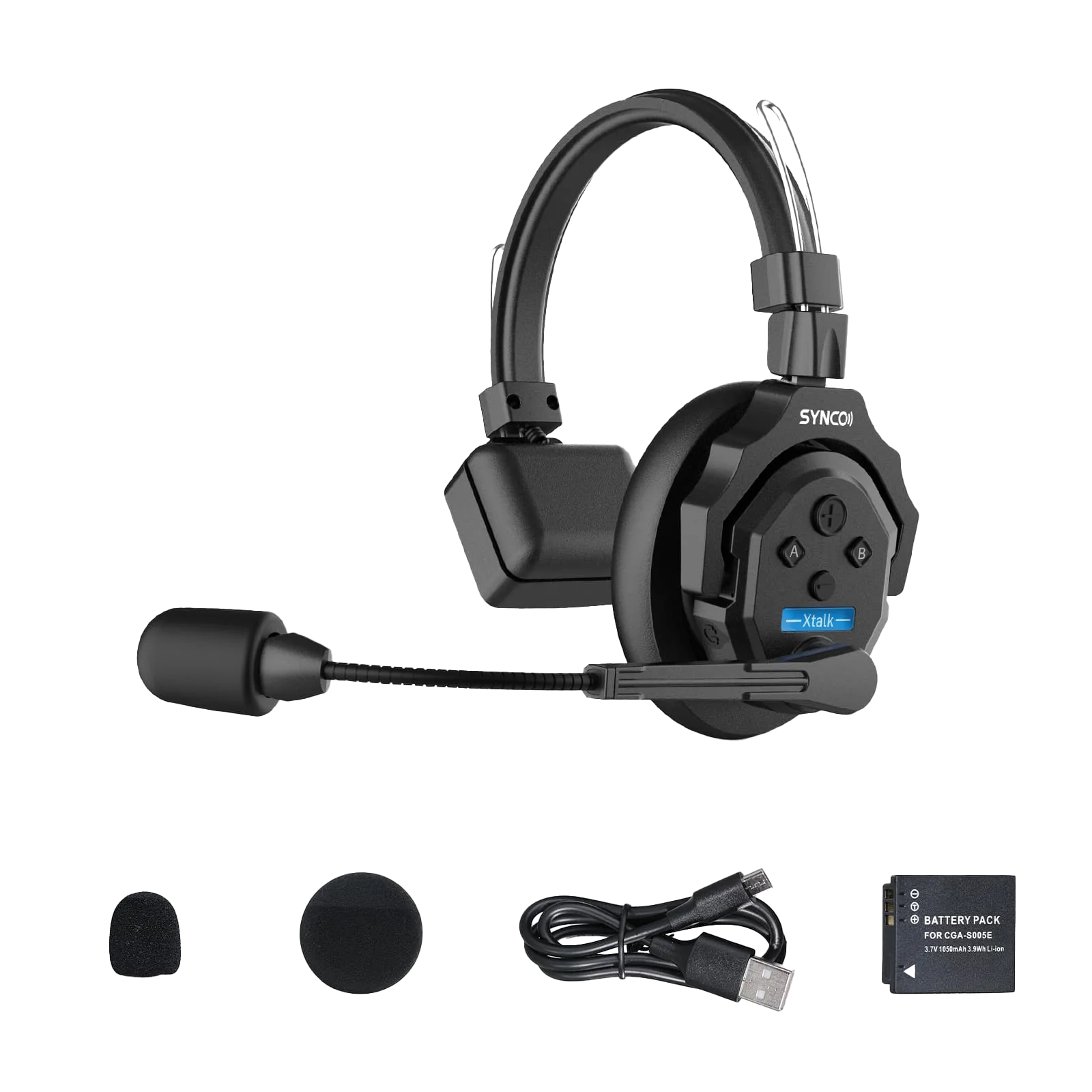  SYNCO XTALK Wireless Intercom Headset 2.4GHz 