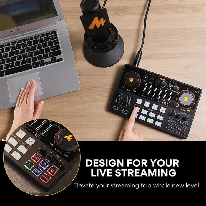  Maonocaster AME2A Audio Interface & Podcast / Thiết bị giao diện âm thanh & Podcast 