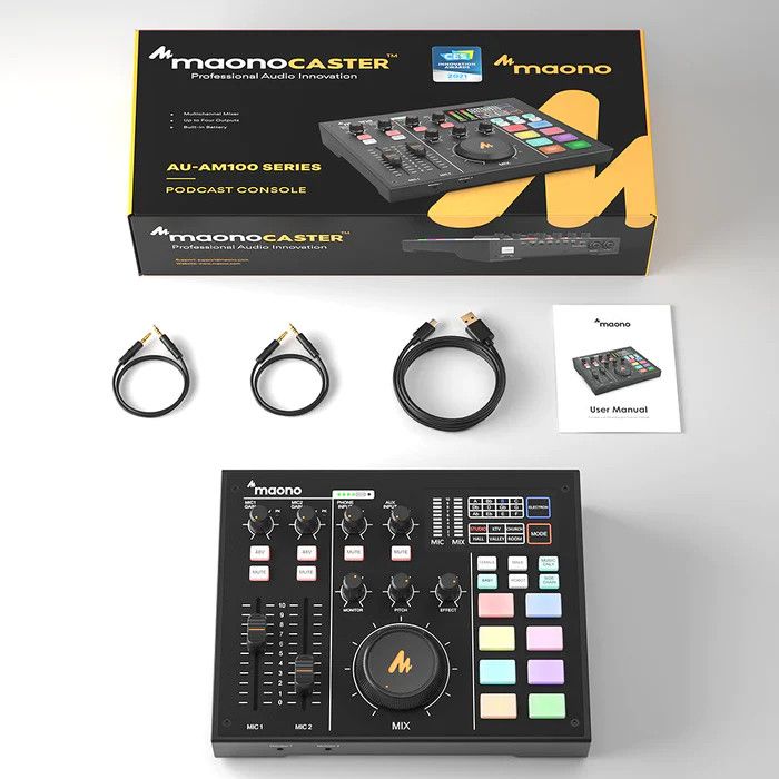  Maonocaster AM100 Audio Interface & Podcast Equipment / Giao diện âm thanh & Thiết bị Podcast 