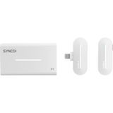  Synco P1SL / Micro Thu Âm Không Dây 1 Người Dùng cho iPhone jack Lightning (Màu Trắng) 