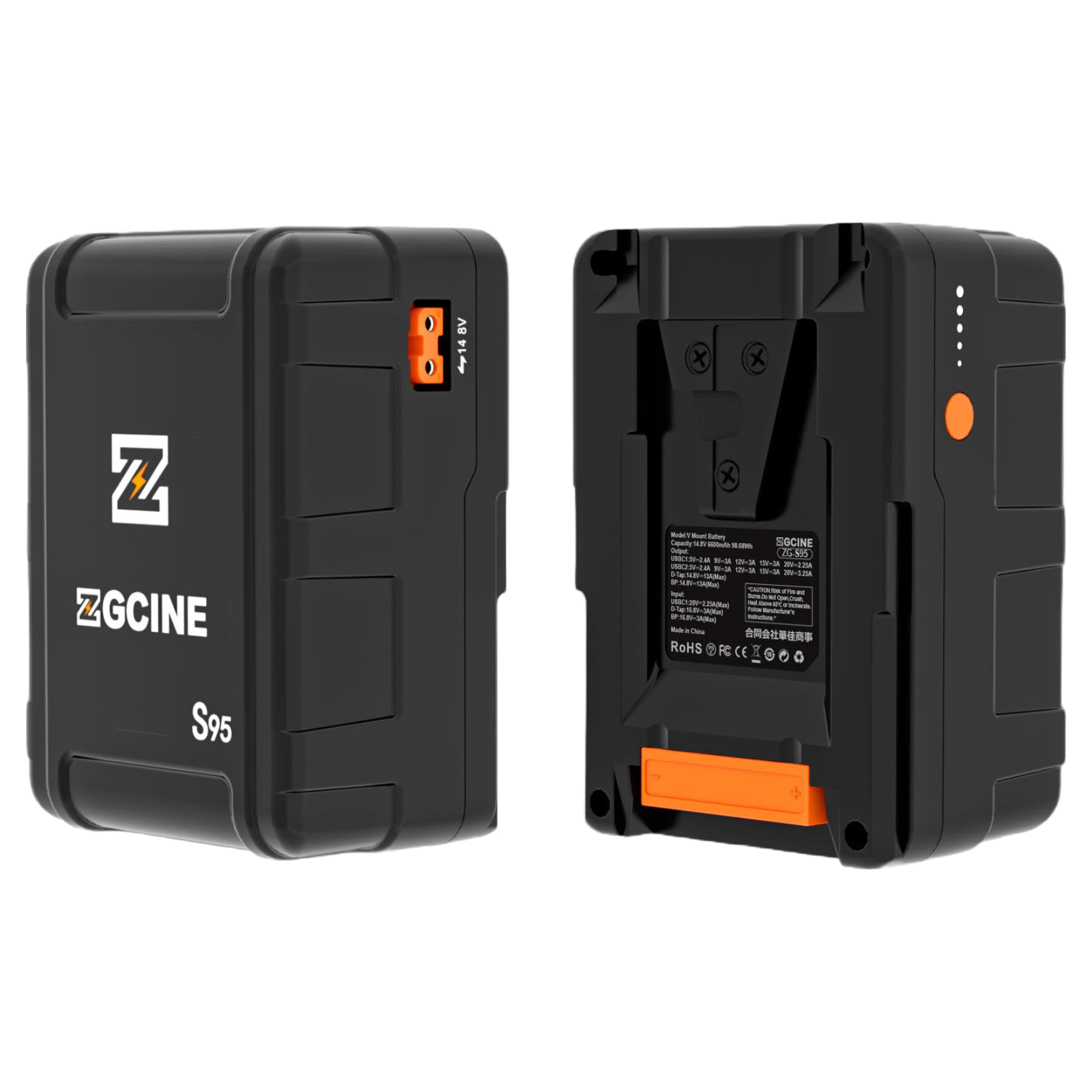  ZG-S95 V Mount Battery - Pin ZGCINE S95 