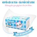  10 gói giấy ăn rút cao cấp HANKY mèo trắng 4 lớp siêu dai mềm mai ,nguyên liệu thiên nhiên.... 