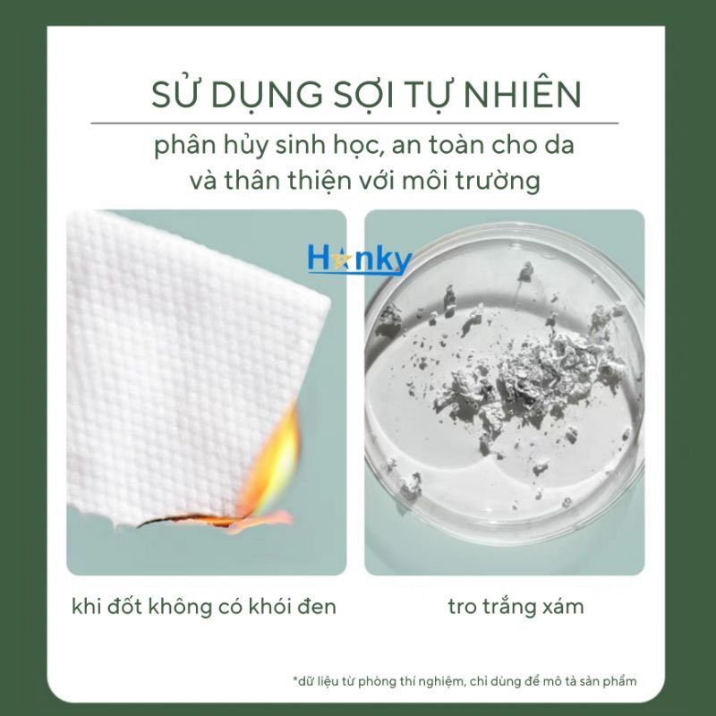  Khăn mặt khô HanKy đa năng dạng rút lau khô lau ướt,gói 50 tờ. 