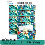  Giấy Ăn Gấu Trúc Hanky thùng 30 gói 4 lớp chính hãng cao cấp. 