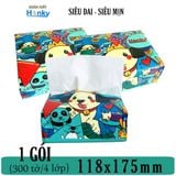  Giấy Ăn Gấu Trúc Hanky thùng 30 gói 4 lớp chính hãng cao cấp. 