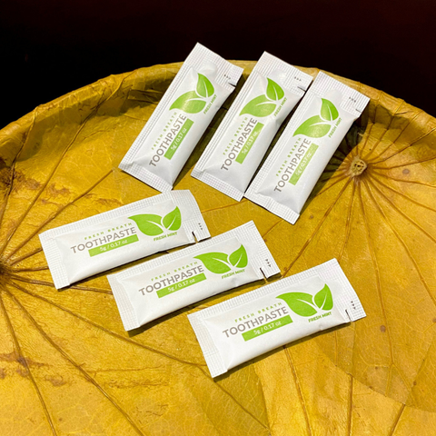 Paper bag toothpaste