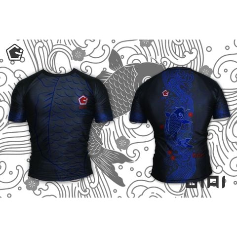  Áo GVN Cá Chép Xanh - GIAI VN Rashguard 