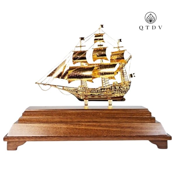 Thuyền Buồm Mạ Vàng 24k (mẫu 201)