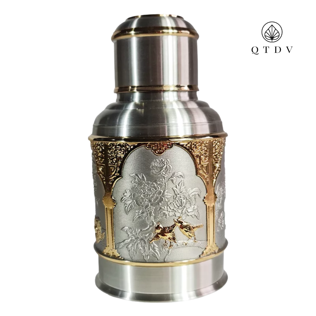 hộp trà pewter
