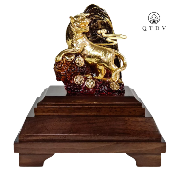 Hổ Phú Quý dát vàng 24k (Mẫu 3)