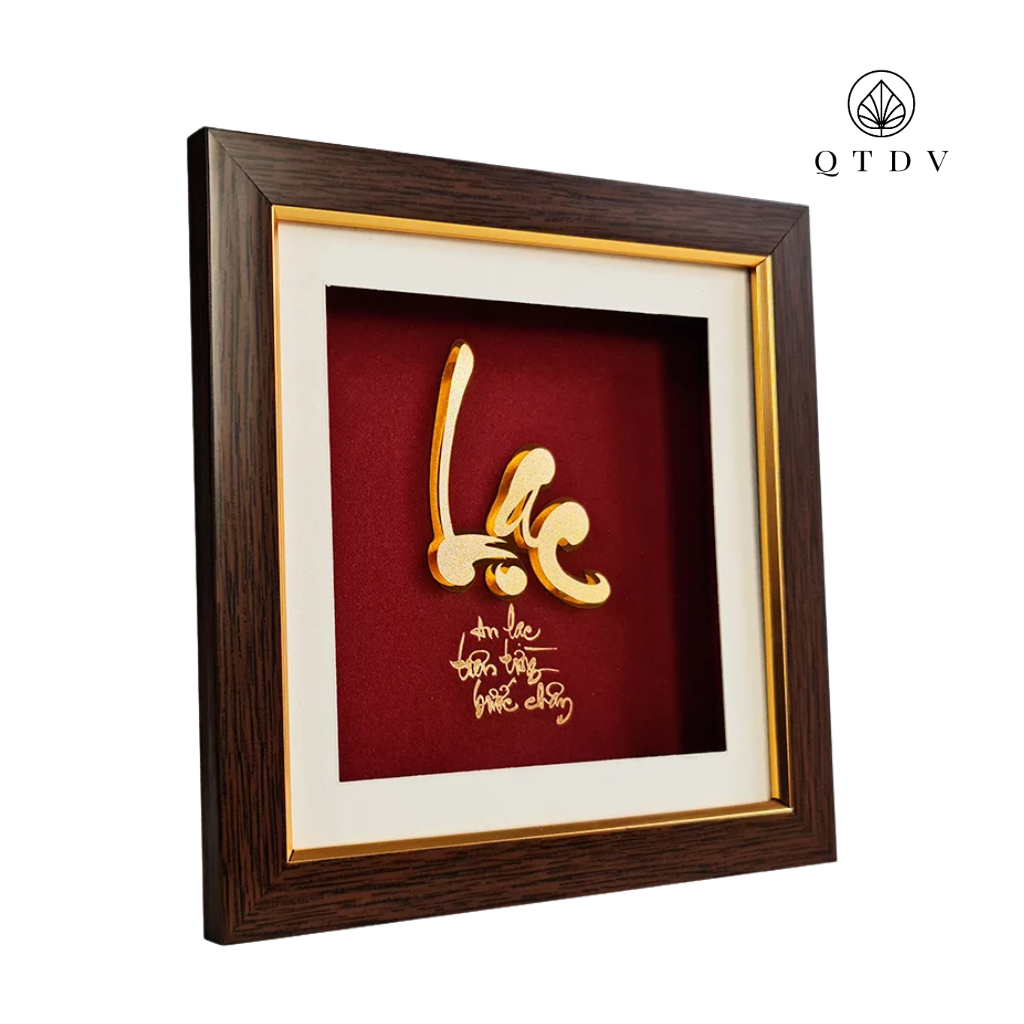 chữ lạc dát vàng
