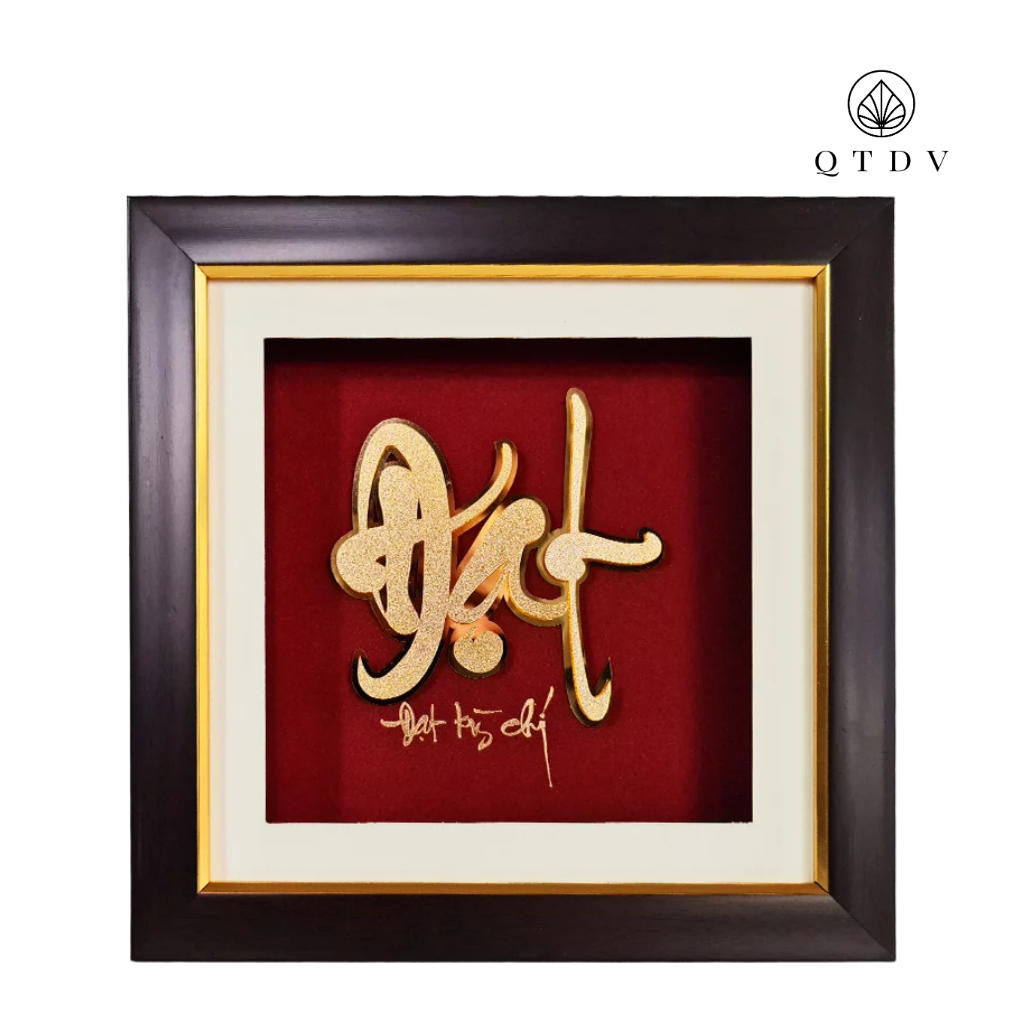 chữ đạt dát vàng