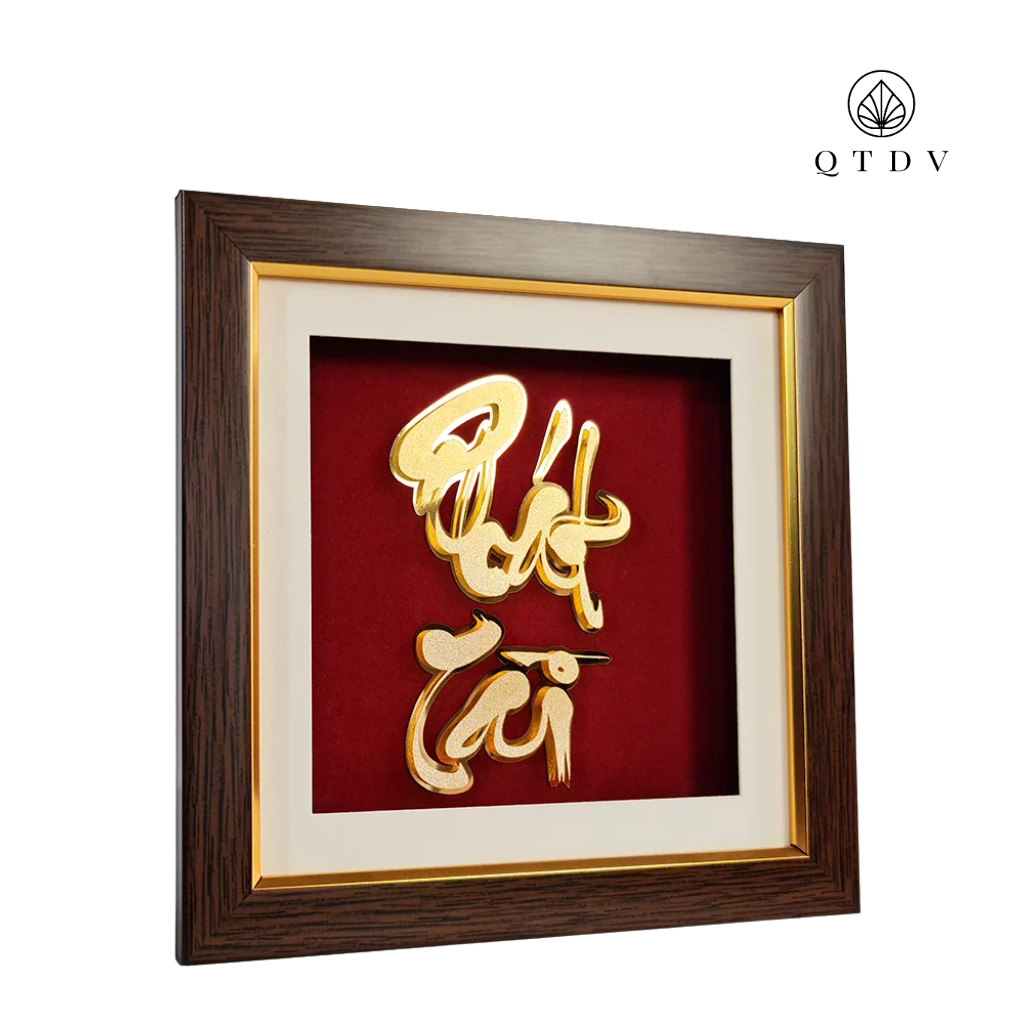 chữ phát tài dát vàng