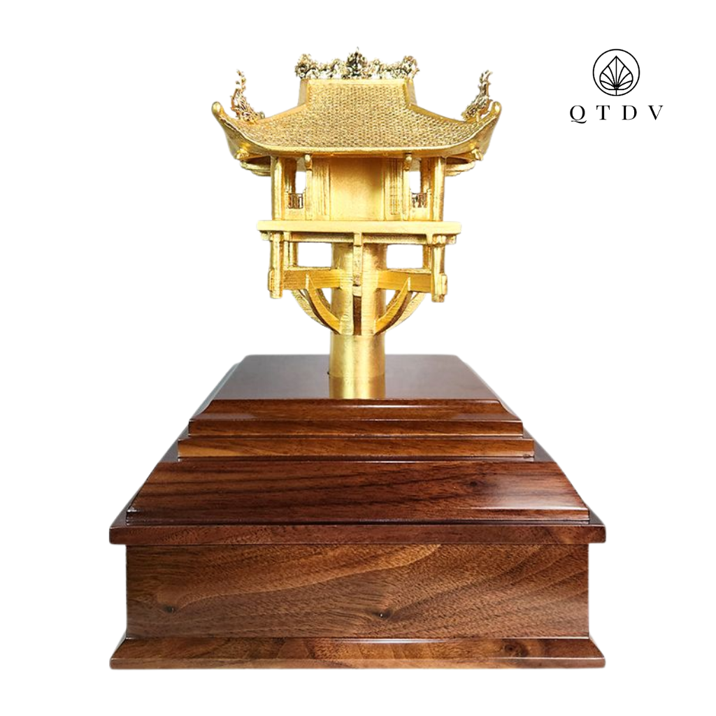 chùa một cột dát vàng