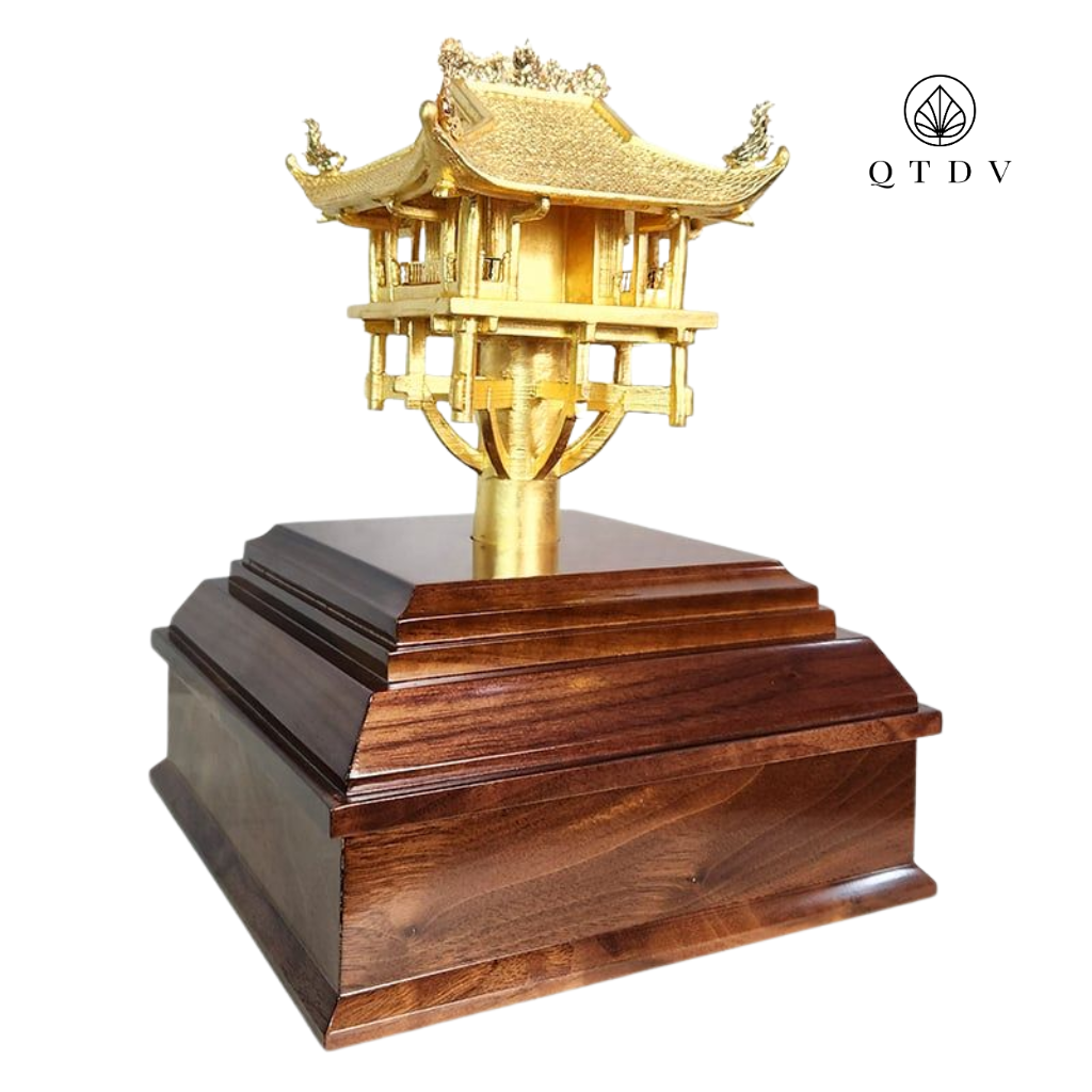 chùa một cột dát vàng
