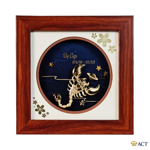 Tranh Cung Bọ Cạp dát vàng 24k