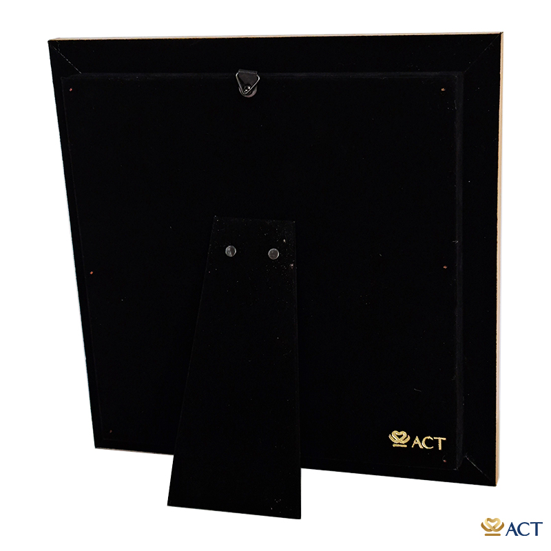 Tranh Đôi Thiên Nga dát vàng 24k