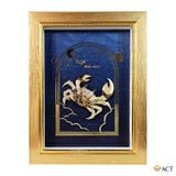 Quà tặng Tranh Cung Cự Giải dát vàng 24k