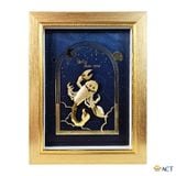 Quà tặng Tranh Cung Bọ Cạp dát vàng 24k