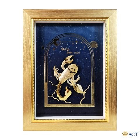 Tranh Cung Bọ Cạp dát vàng 24k