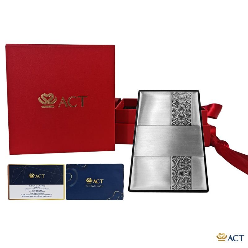 Quà tặng Ống cắm bút Pewter ACT GOLD ISO 9001:2015 (Mẫu 4)