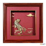 Tranh Hổ dát vàng 24k (Mẫu 2)