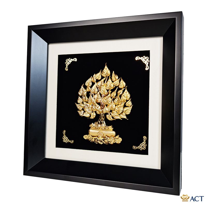 Tranh Cây Bồ Đề dát vàng 24k