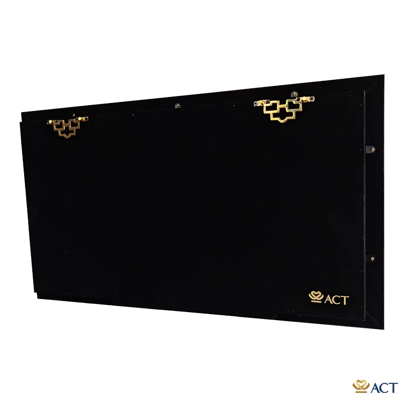 Tranh Cửu Ngư dát vàng 24k ACT GOLD ISO 9001:2015 (Mẫu 2)