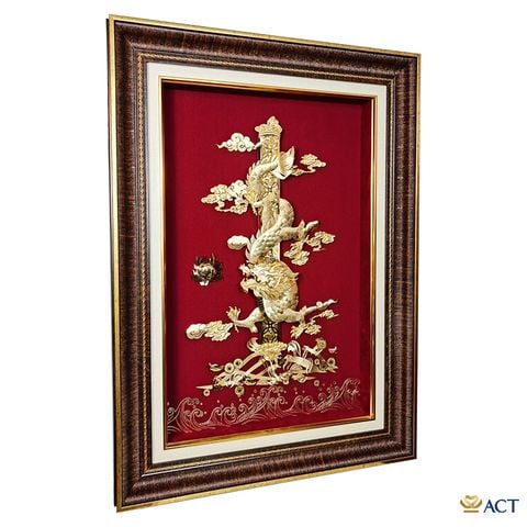 Tranh Rồng dát vàng 24k