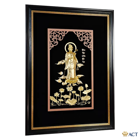 Tranh Đại Thế Chí Bồ Tát dát vàng 24k