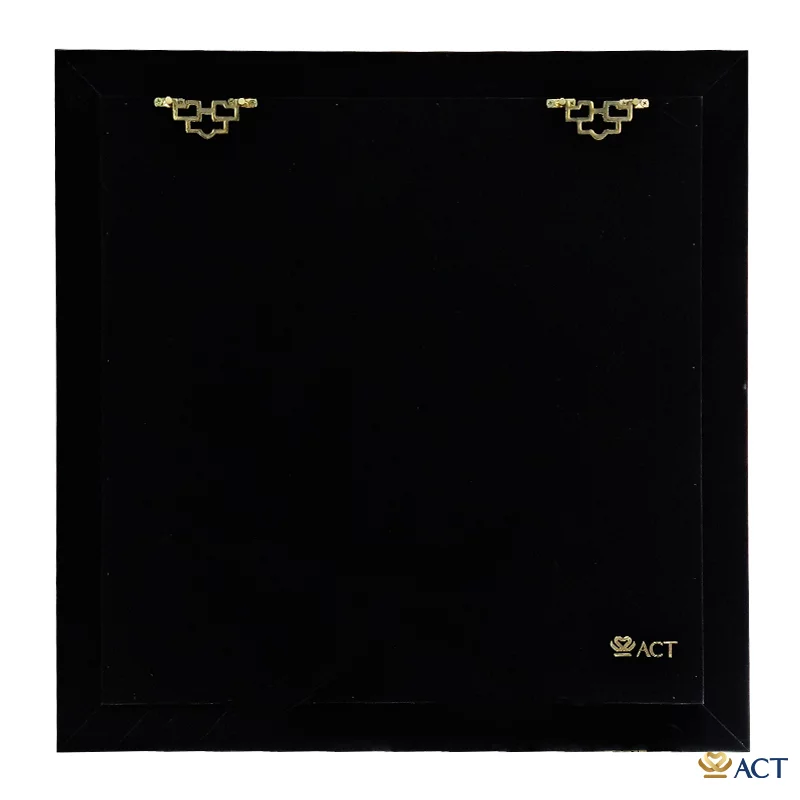 Tranh Đôi Chim Uyên Ương dát vàng 24k