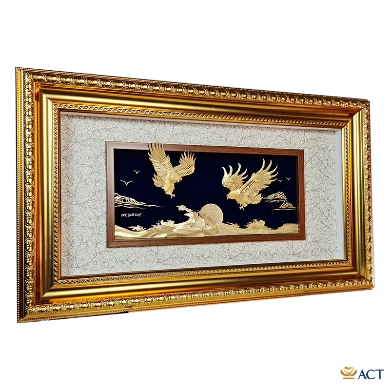 Tranh Đại Bàng dát vàng 24k ACT GOLD ISO 9001:2015 (Mẫu 2)