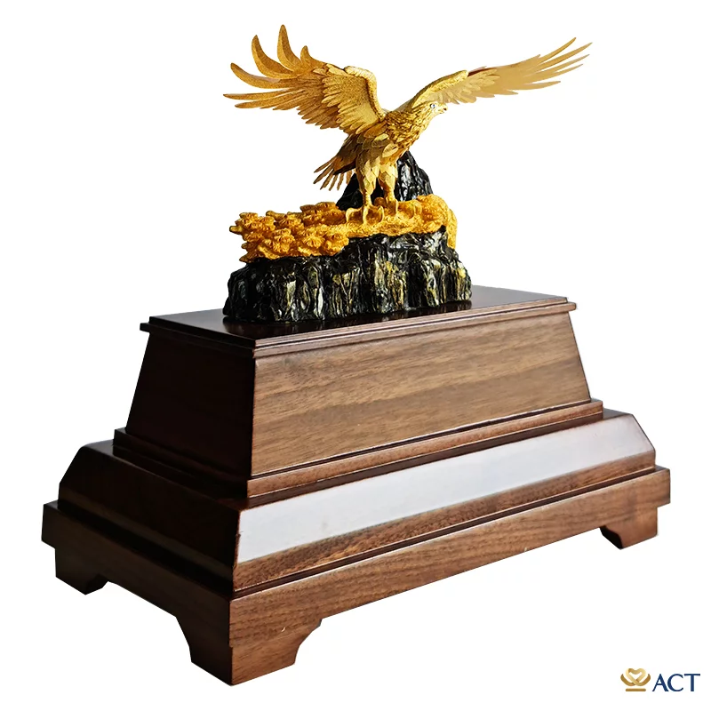 Tượng chim Đại Bàng dát vàng 24k