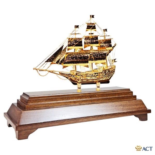 Thuyền Buồm Mạ Vàng 24k (mẫu 201)