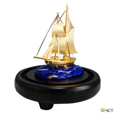 Thuyền Buồm dát vàng 24k