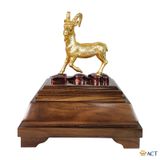 Quà tặng Dê Cát Tường dát vàng 24k (Mẫu 3)