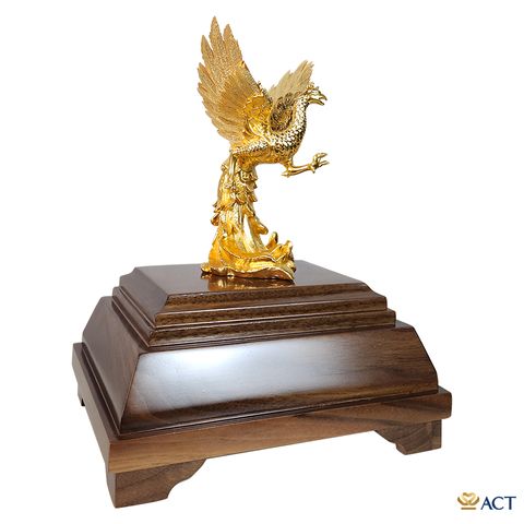 Quà tặng Chu Tước dát vàng 24k ACT GOLD ISO 9001:2015 (mẫu 2)