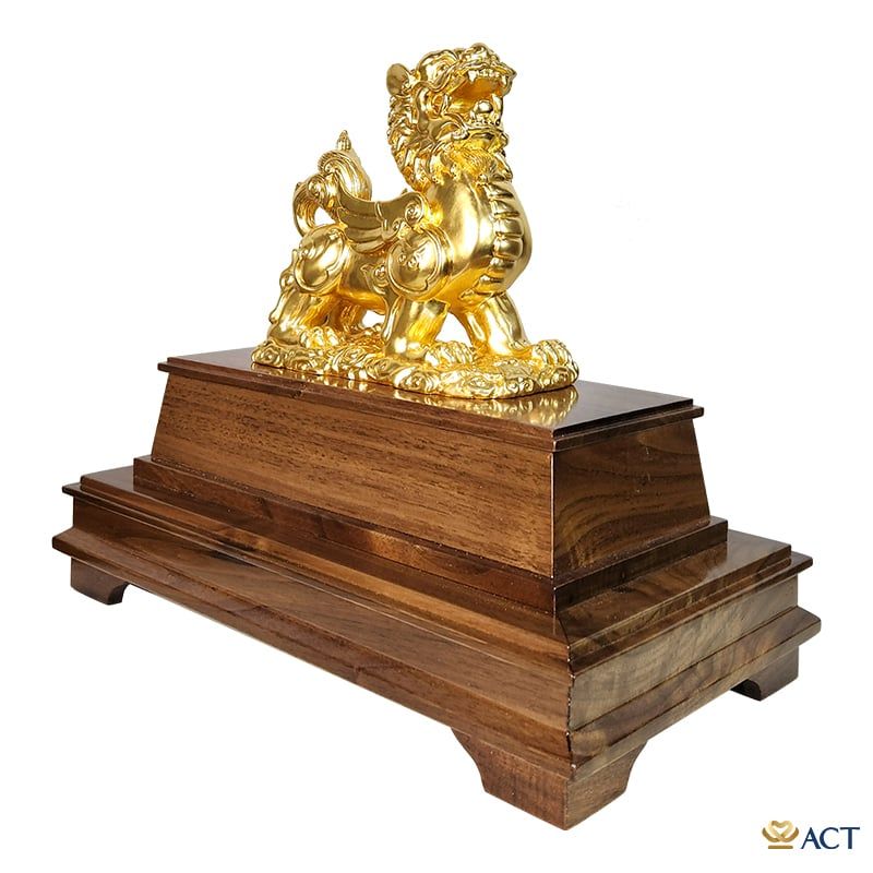 Quà tặng Tượng Tỳ Hưu dát vàng 24k ACT GOLD ISO 9001:2015