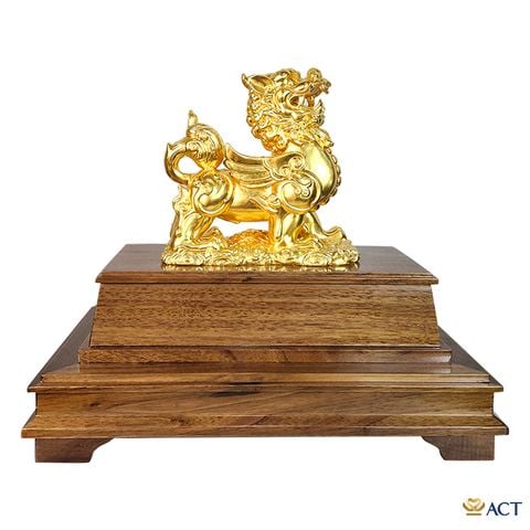 Tượng Tỳ Hưu dát vàng 24k