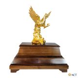 Quà tặng Chu Tước dát vàng 24k (mẫu 1)