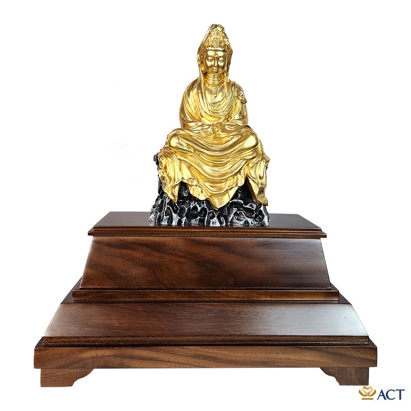 Tượng Quán Thế Âm Bồ Tát dát vàng 24k