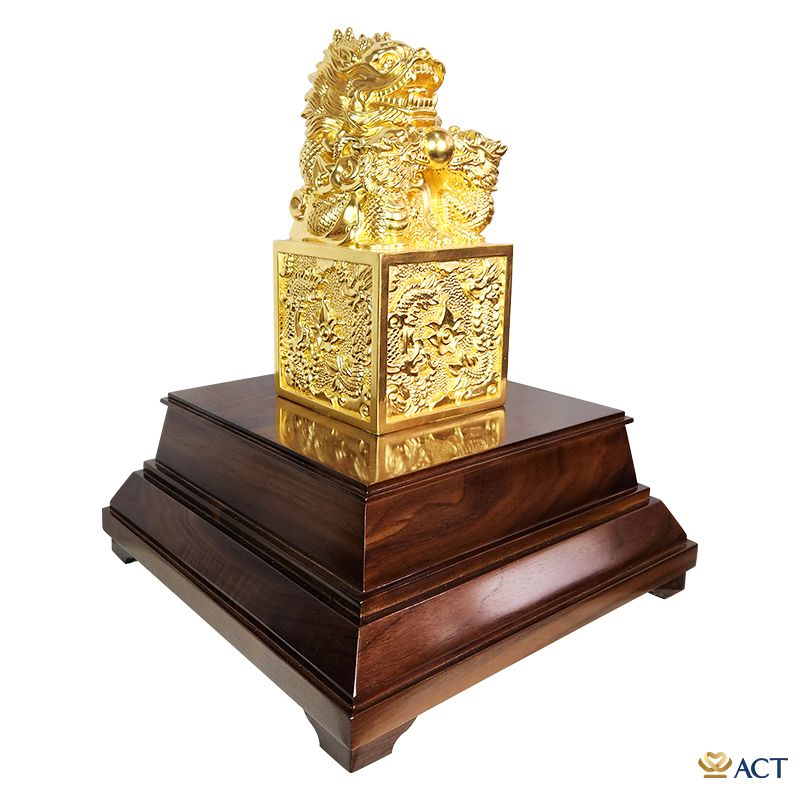 Ấn Rồng dát vàng 24k