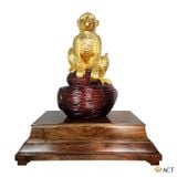 Tượng Khỉ dát vàng 24k