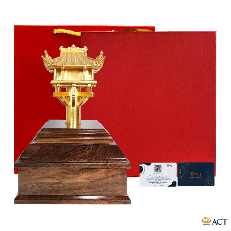 Tượng Chùa Một Cột dát vàng 24k