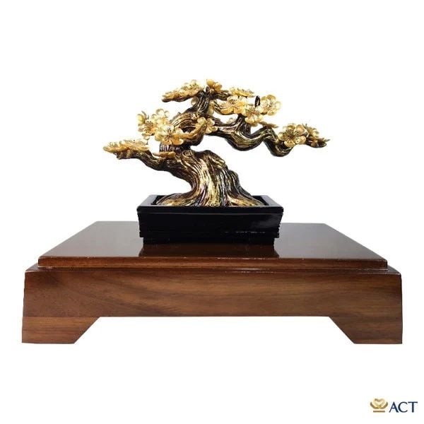 Chậu Mai dát vàng 24k