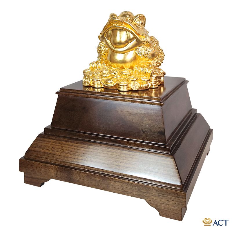 Tượng Thiềm Thừ dát vàng 24k