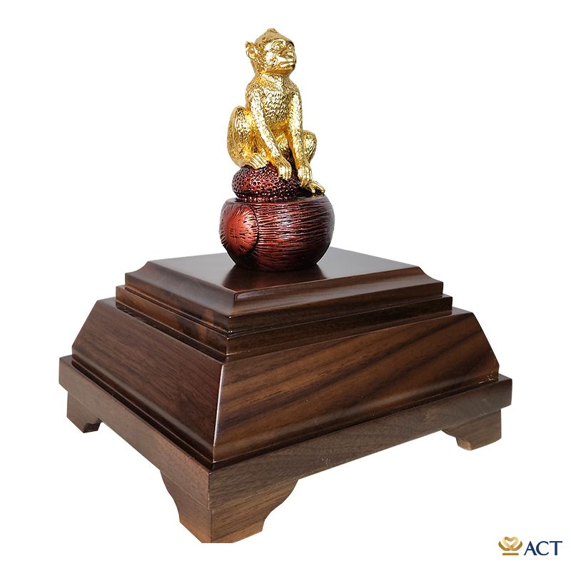 Tượng Khỉ dát vàng 24k